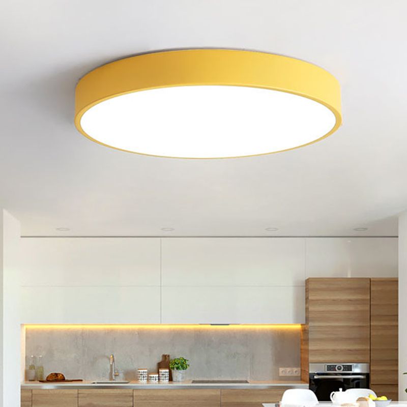 Valentina Ceiling Light Round Flush Mount Bedroom - Letslighting