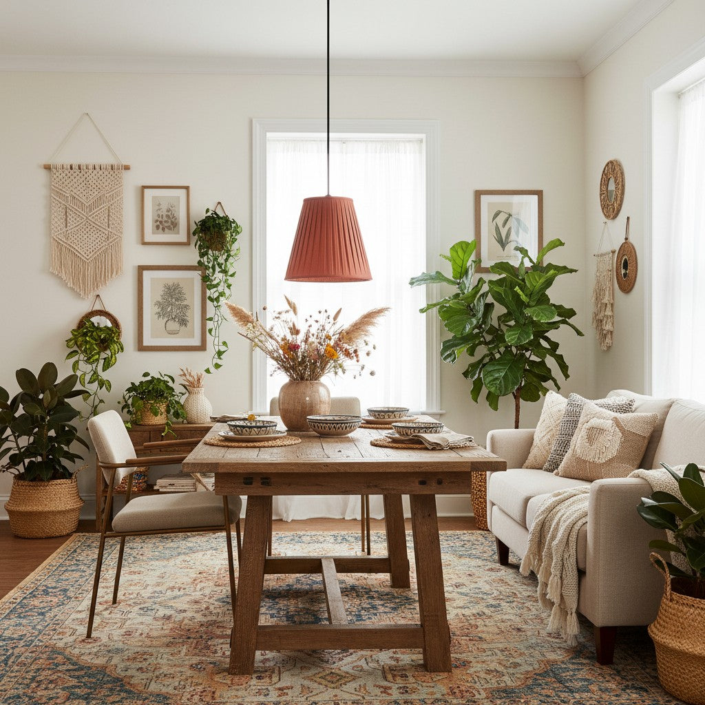 Grace Fabric  Pleated Shade Pendant Light