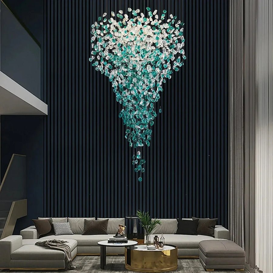 Veshaa Postmodern Luxury Stone Crystal Chandelier - Letslighting