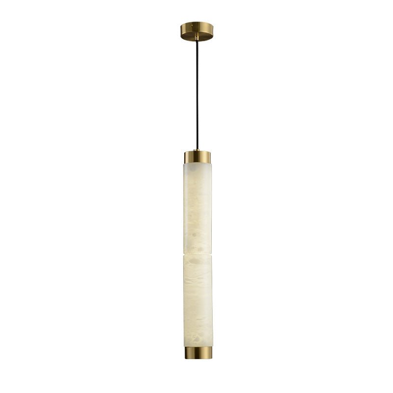 Lira Cylindrical Alabaster Pendant Light