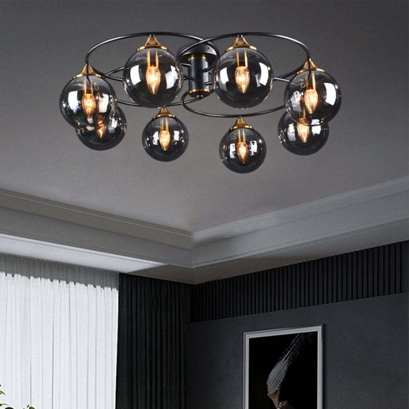 Valentina Nordic Bubble Glass Ceiling Light - Letslighting