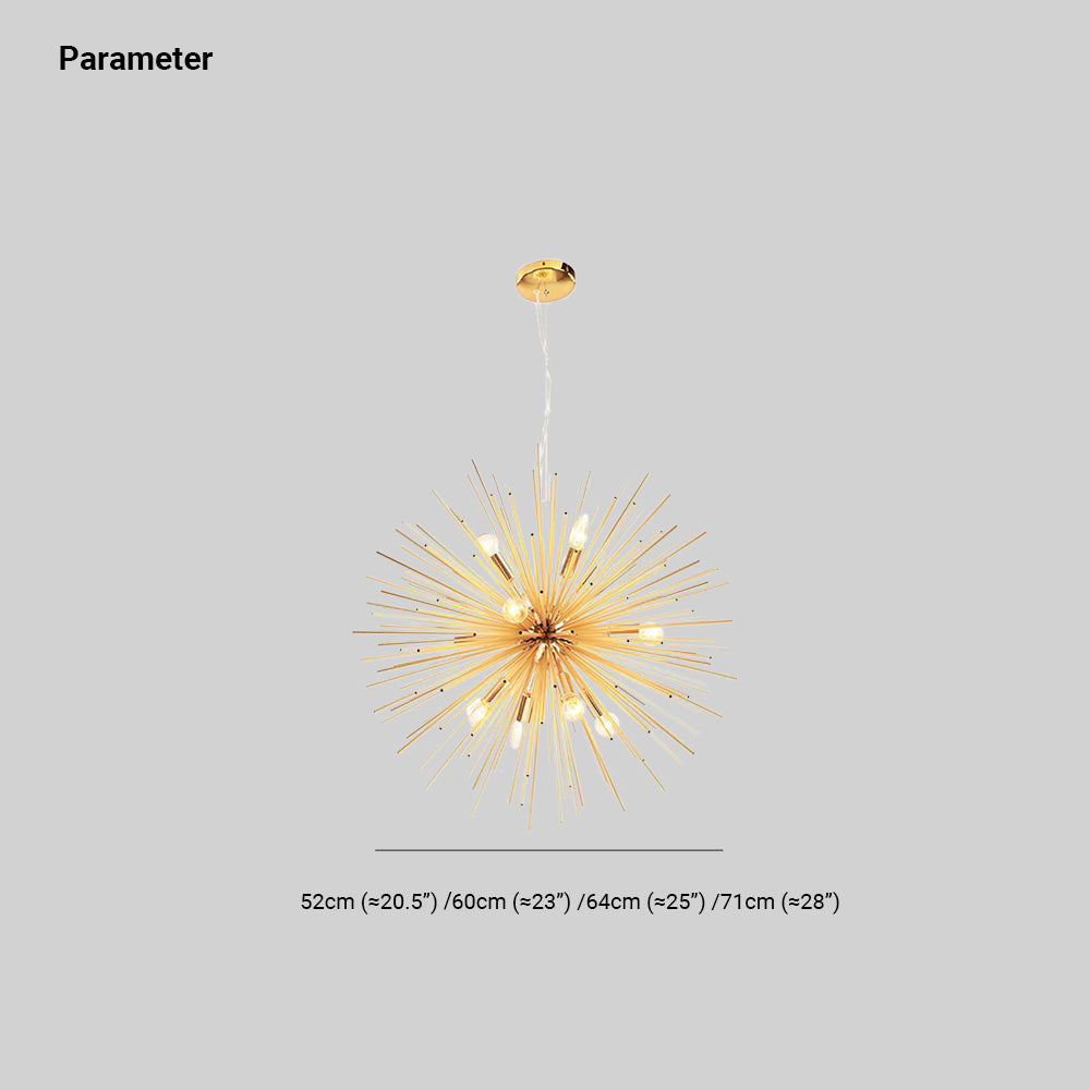 Modern Designer Starburst Pendant Light - Letslighting