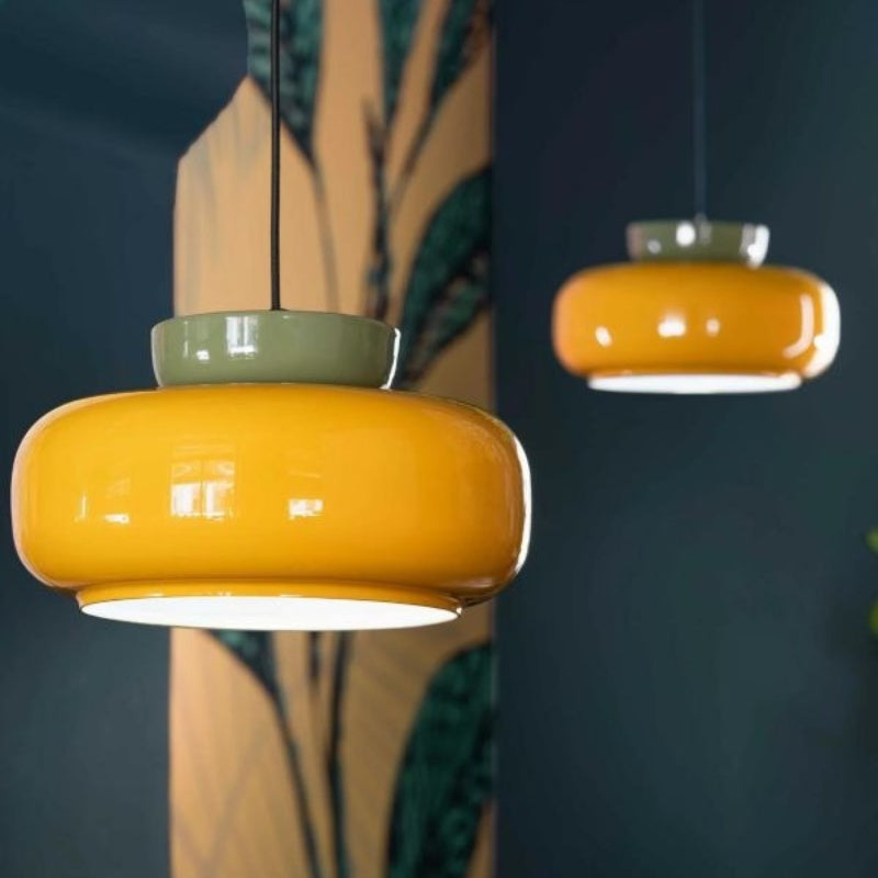 Hues Ceramic Bowl  Pendant Light