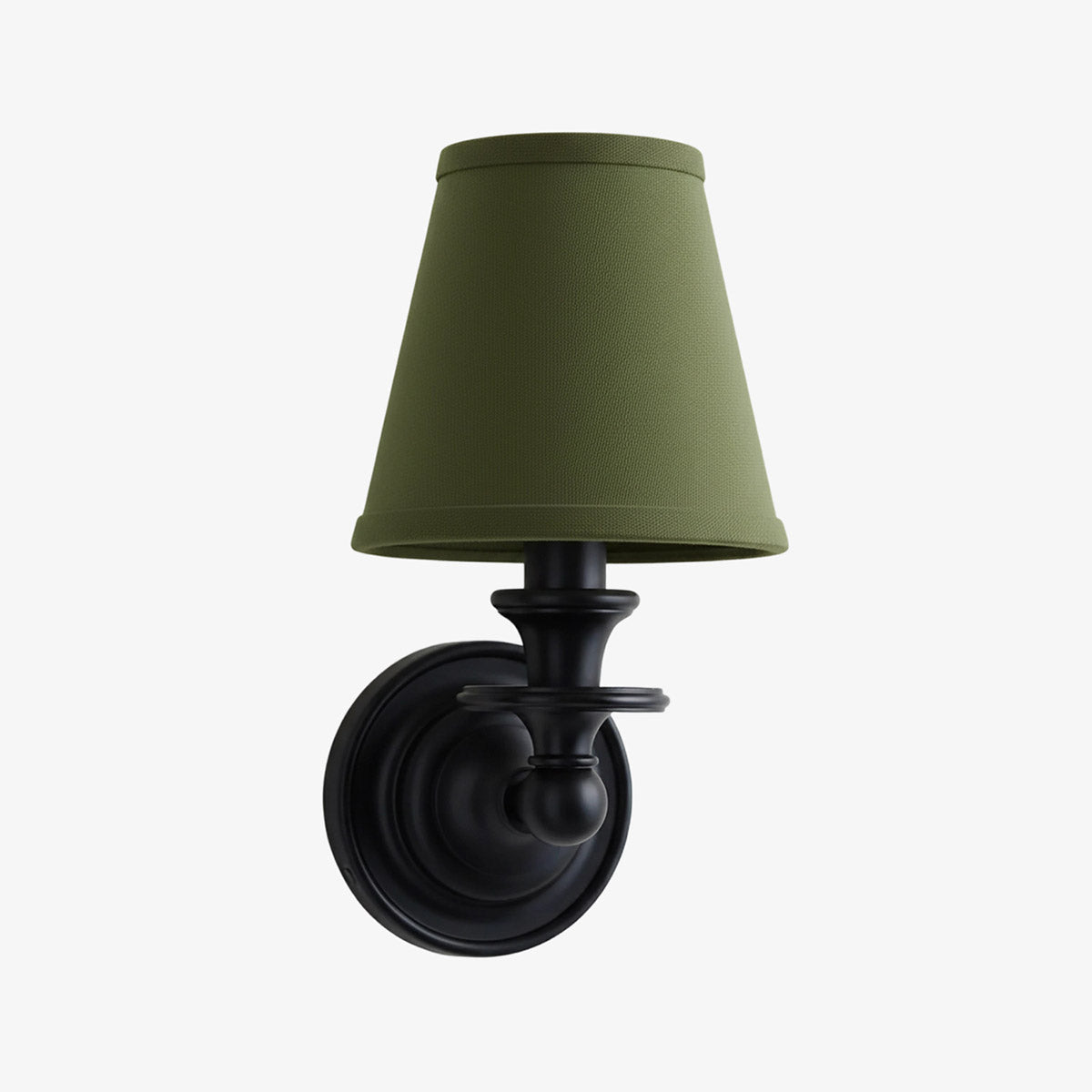 Elite White Fabric Wall Sconce Contemporary Bathrooms