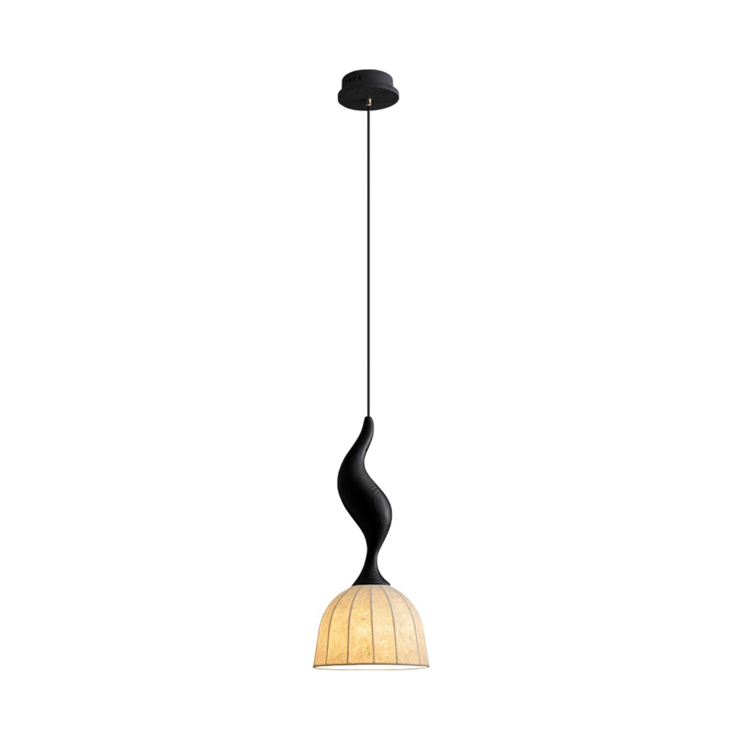Colire Creativity Twisted Wood Pendant Light - Letslighting