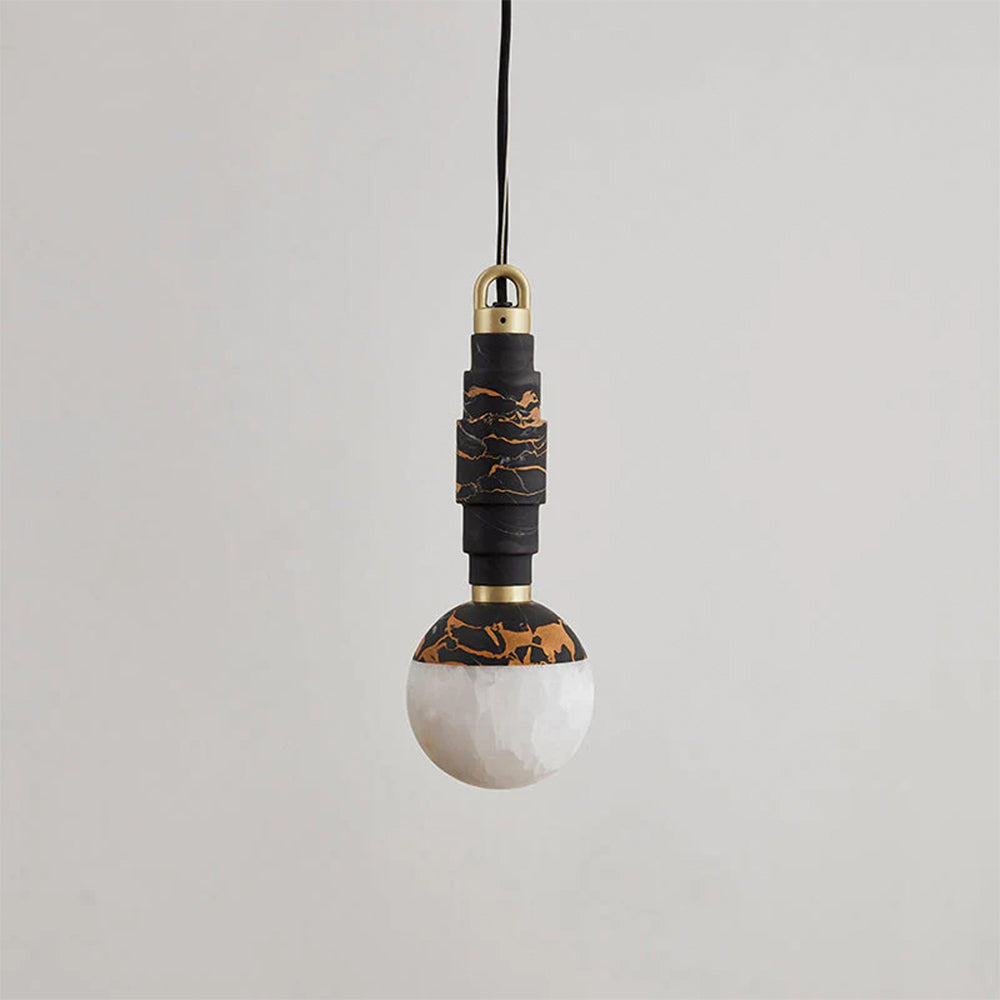 Vevinir Modern Minimalist Marble Alabaster Pendant Lamp