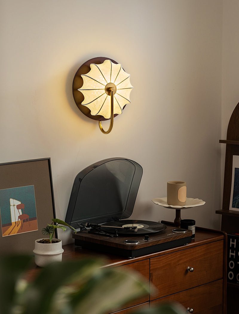 Elowen Fabric Wall Light - Letslighting