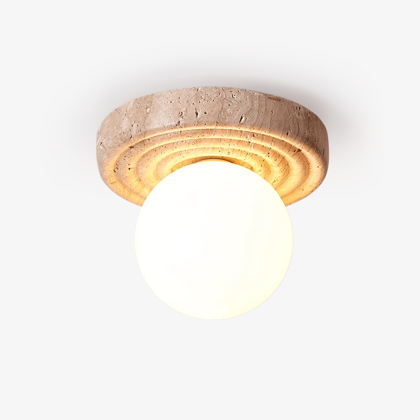 Carmen Travertine Ceiling Light