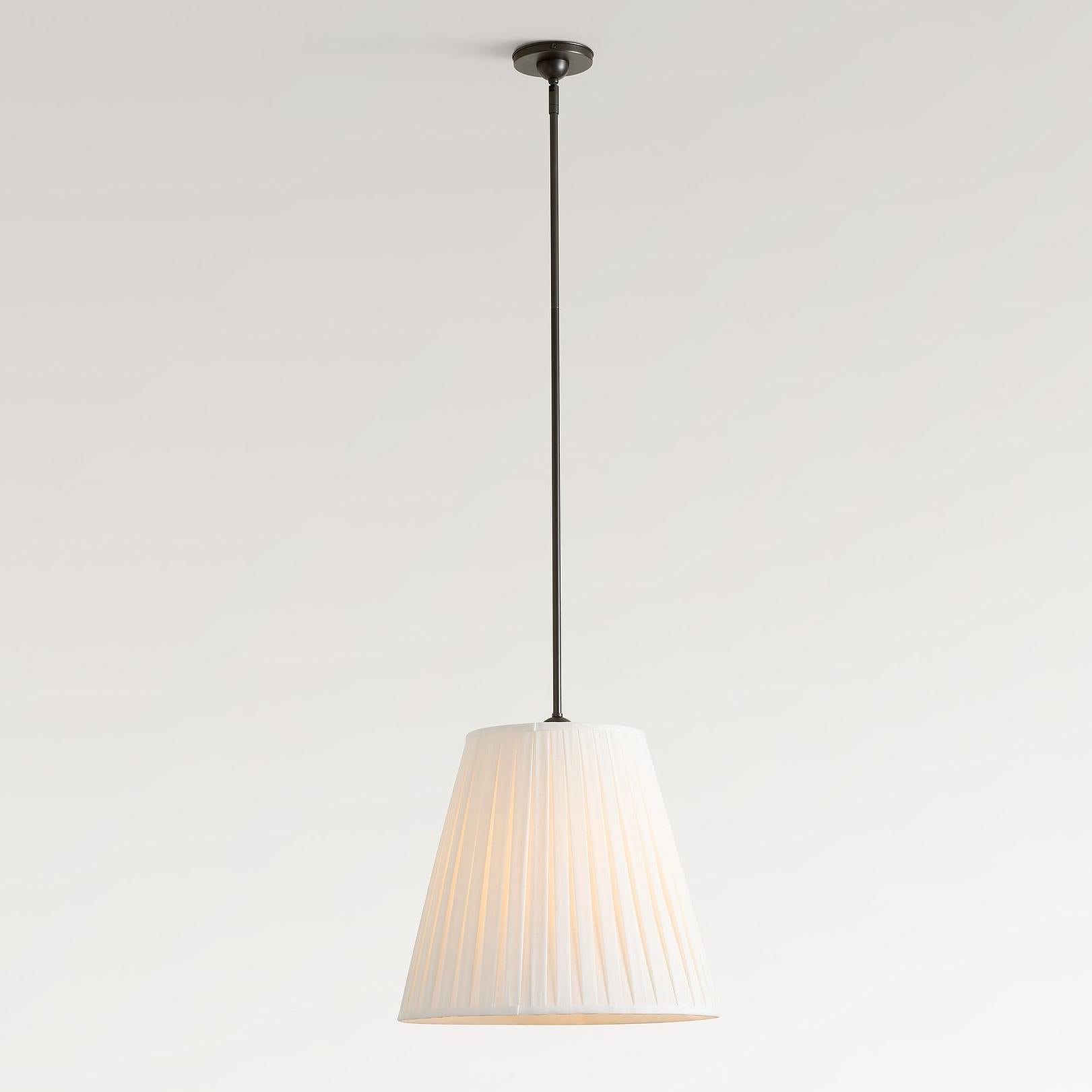 Grace Fabric  Pleated Shade Pendant Light