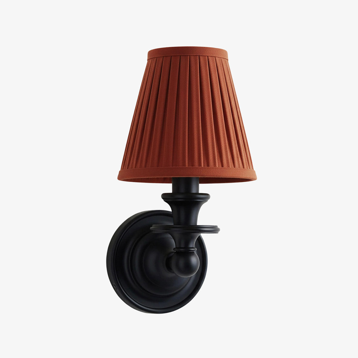 Elite White Fabric Wall Sconce Contemporary Bathrooms