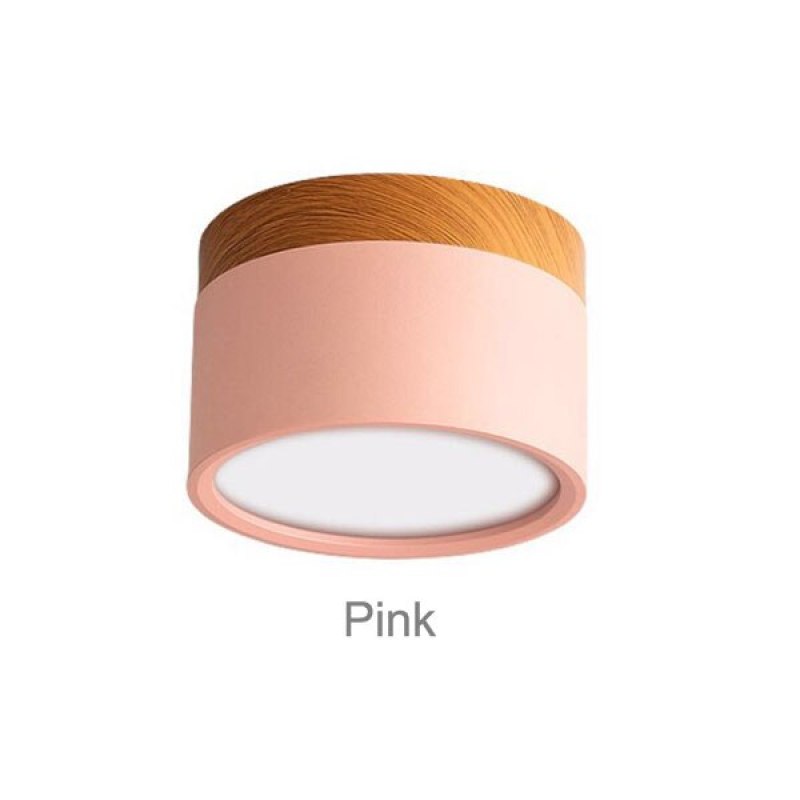 Valentina Modern Cylindrical Metal/Acrylic Flush Mount Ceiling Light Hallway