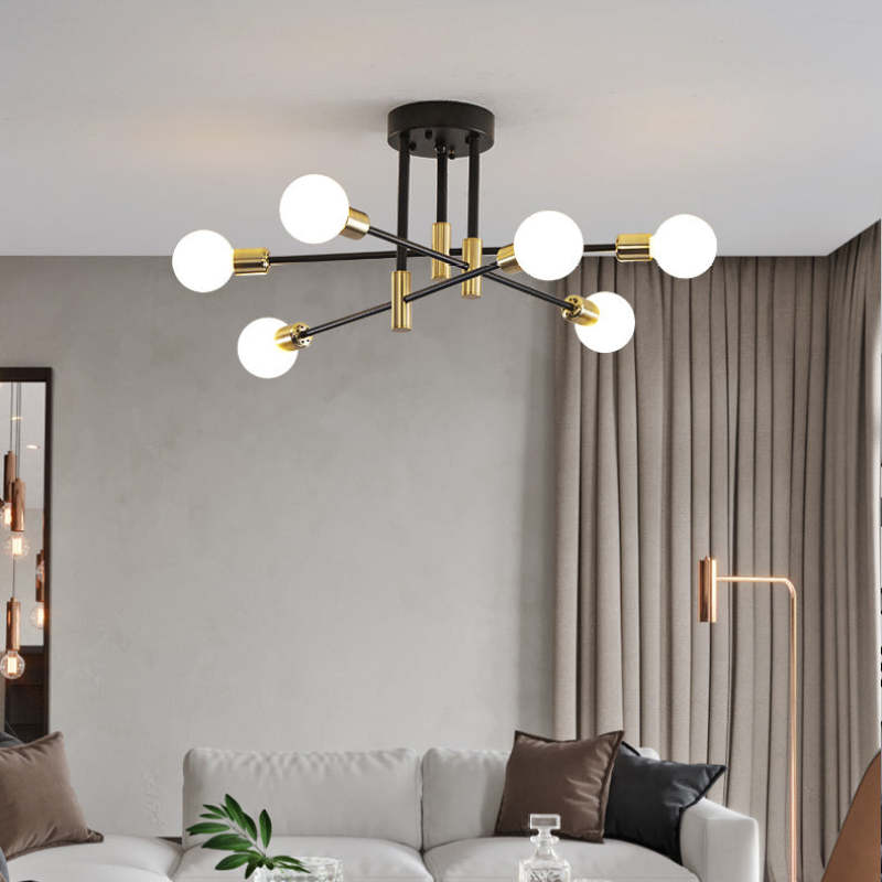 Valentina Retro Satellite Shape Ceiling Light 4/6/8 Head - Letslighting