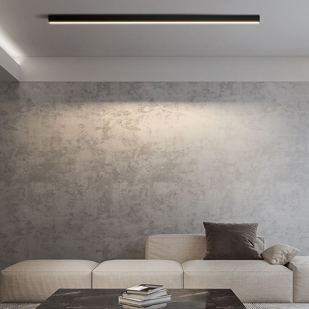 Arisha Modern LED Linear Metal Flush Mount Ceiling Light