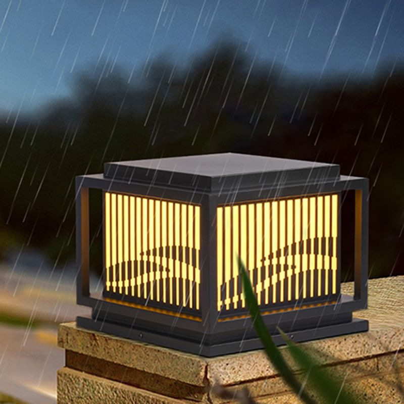Ray Vintage LED Outdoor Light Post, Metal, Patio/Porch