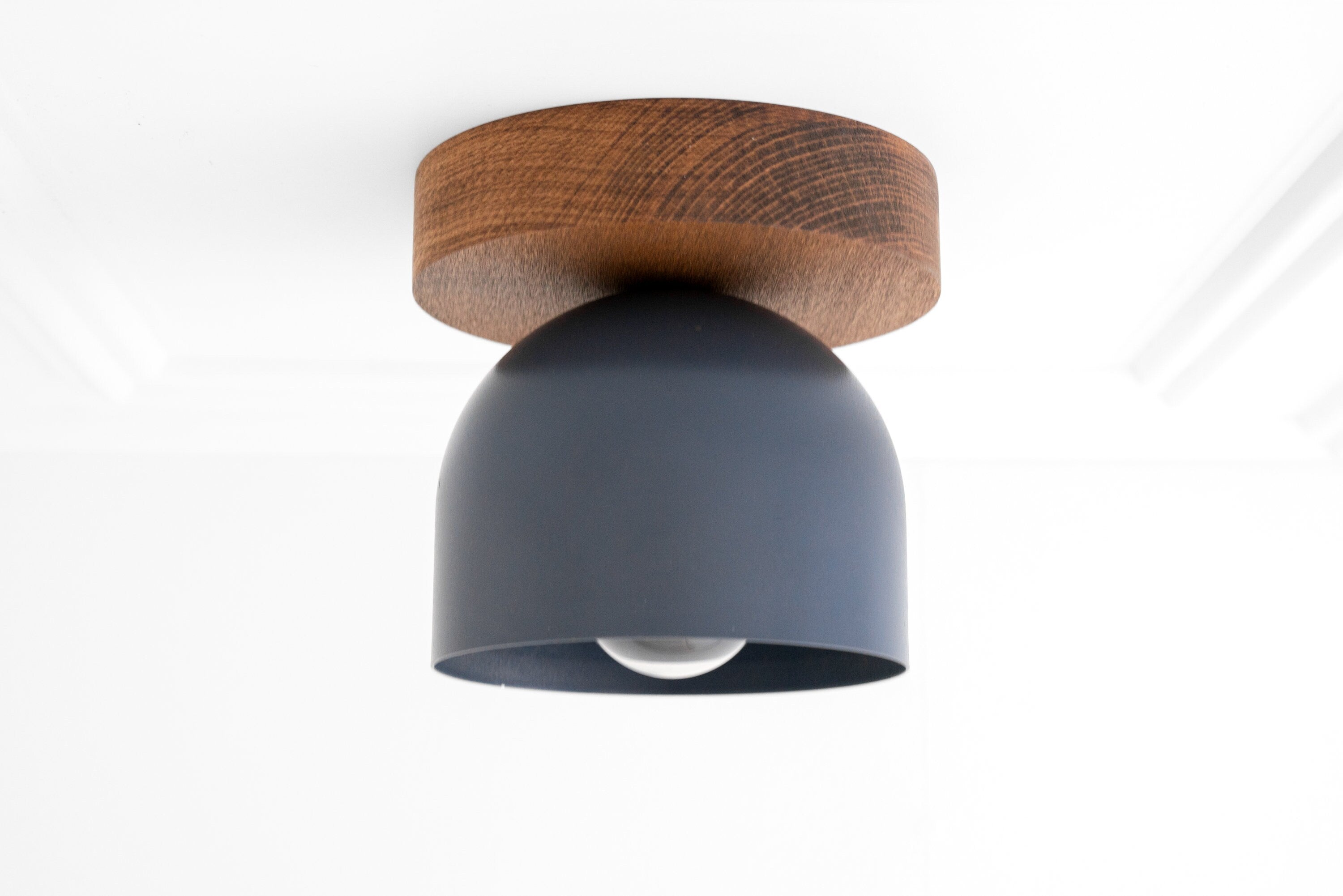 Chroma Ceiling Light Wood Metal Fixture