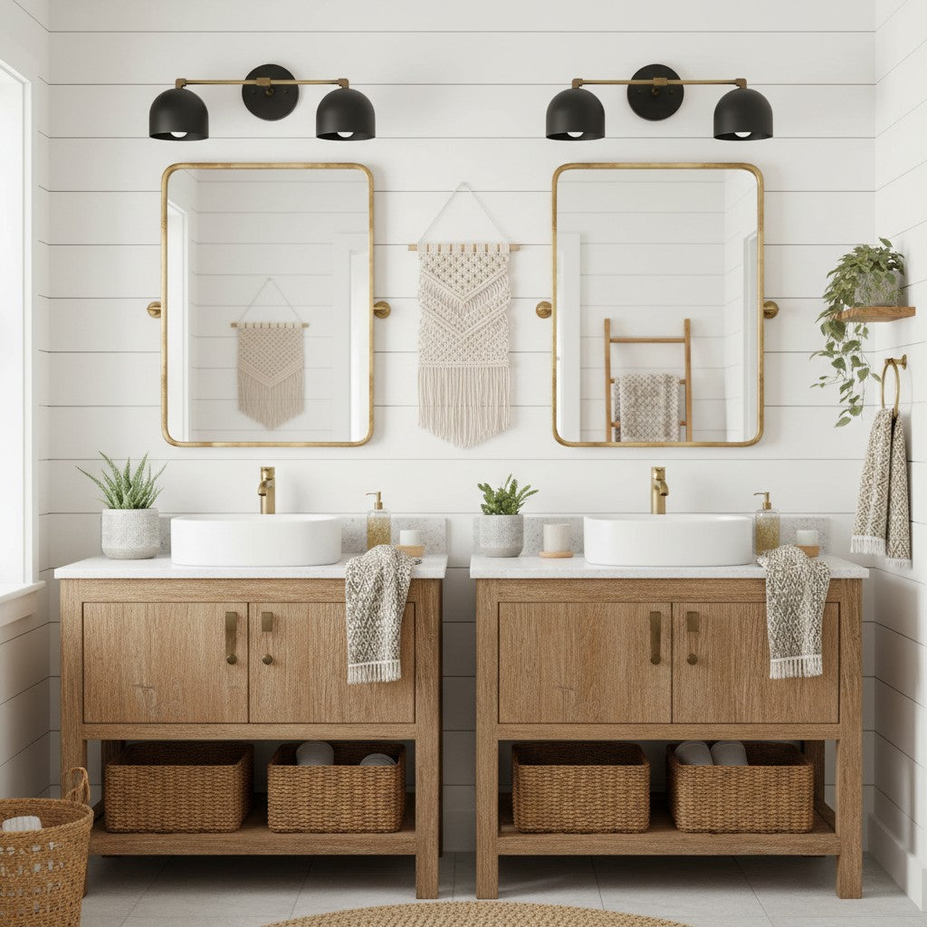 Chroma Dome Brass Wall Sconce Modern Bathroom