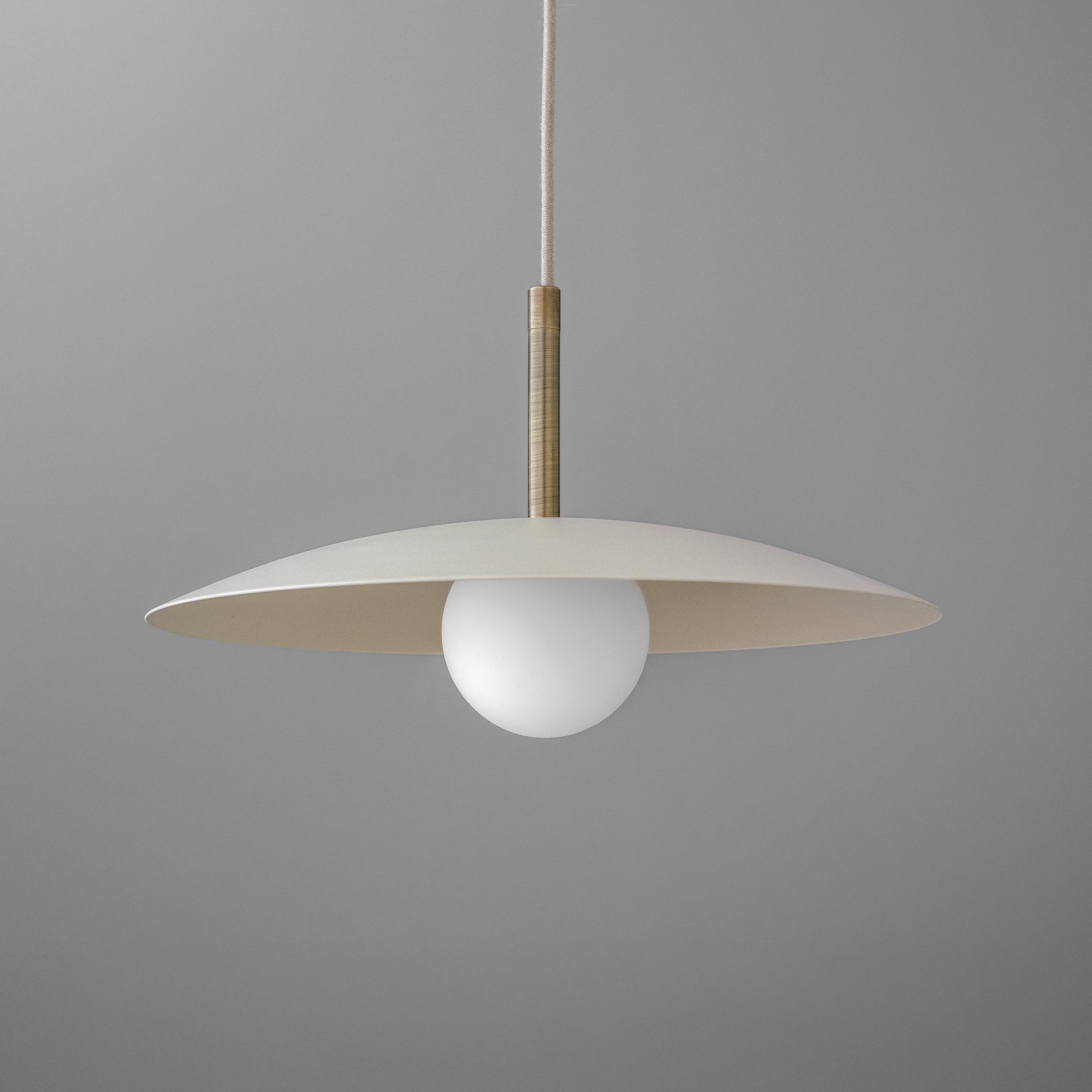 Disc Pendant Light Brass