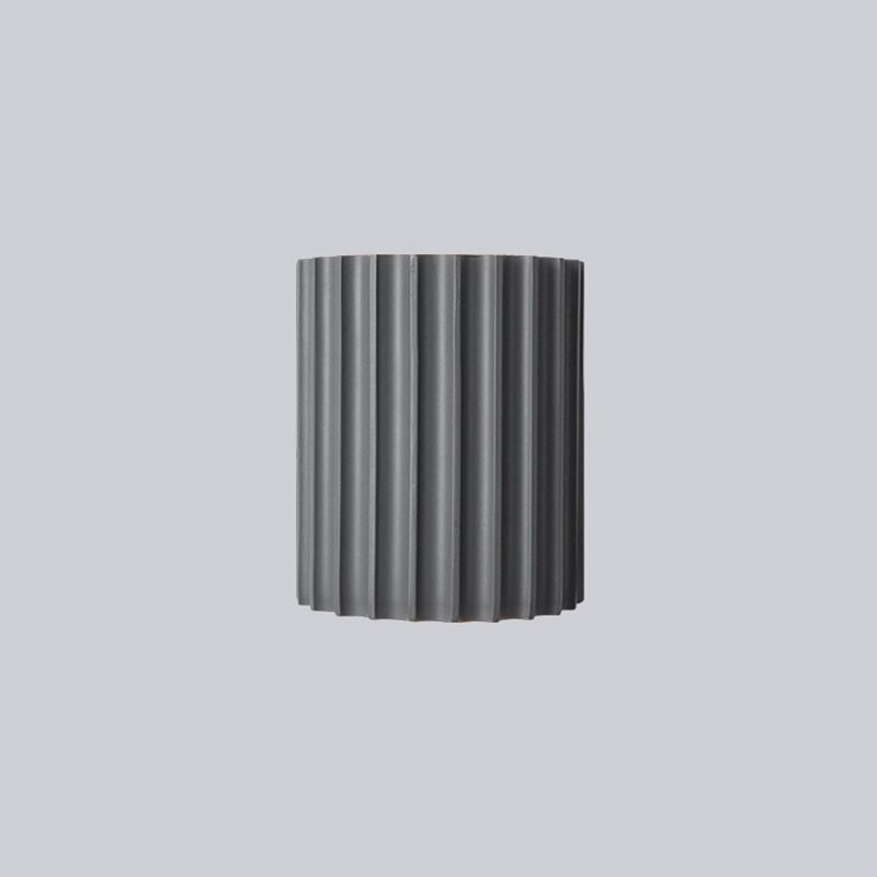 Ray Postmodern Semi-cylindrical Resin Wall Lamp