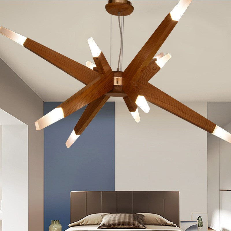Muto Handmade Natural Branch Wood Pendant Light Living Room