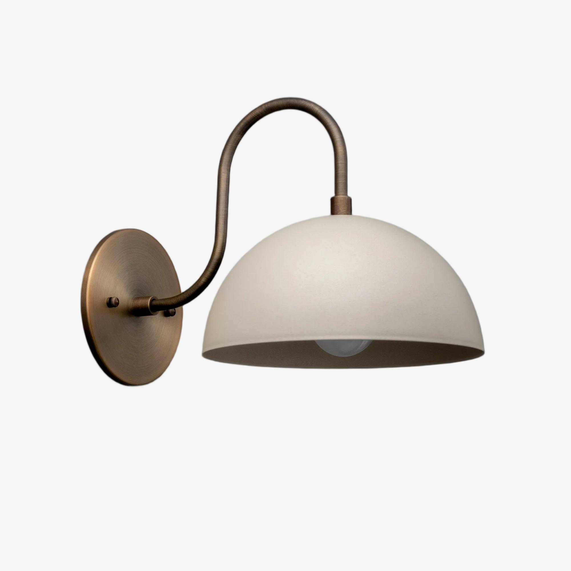 Disc Wall Sconce Metal Modern Vintage Hallway