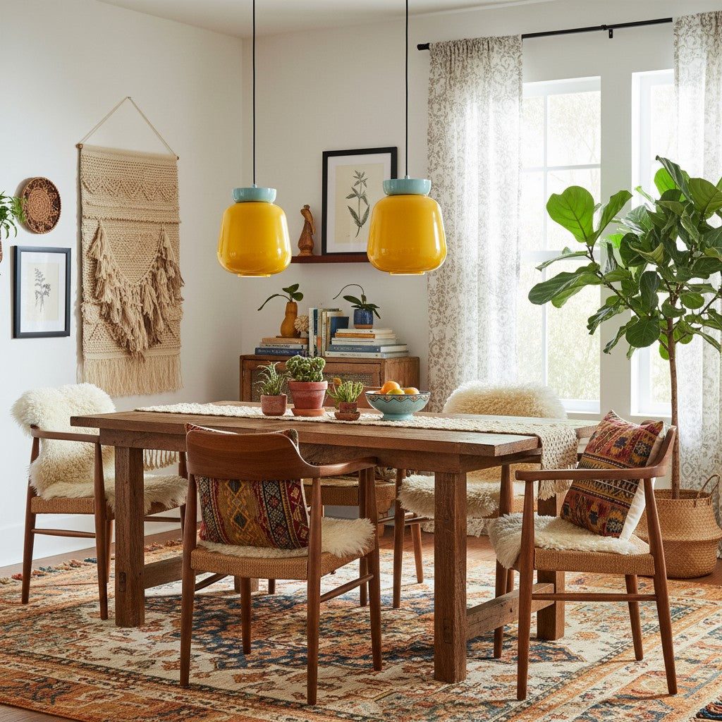 Hues Ceramic Bowl  Pendant Light