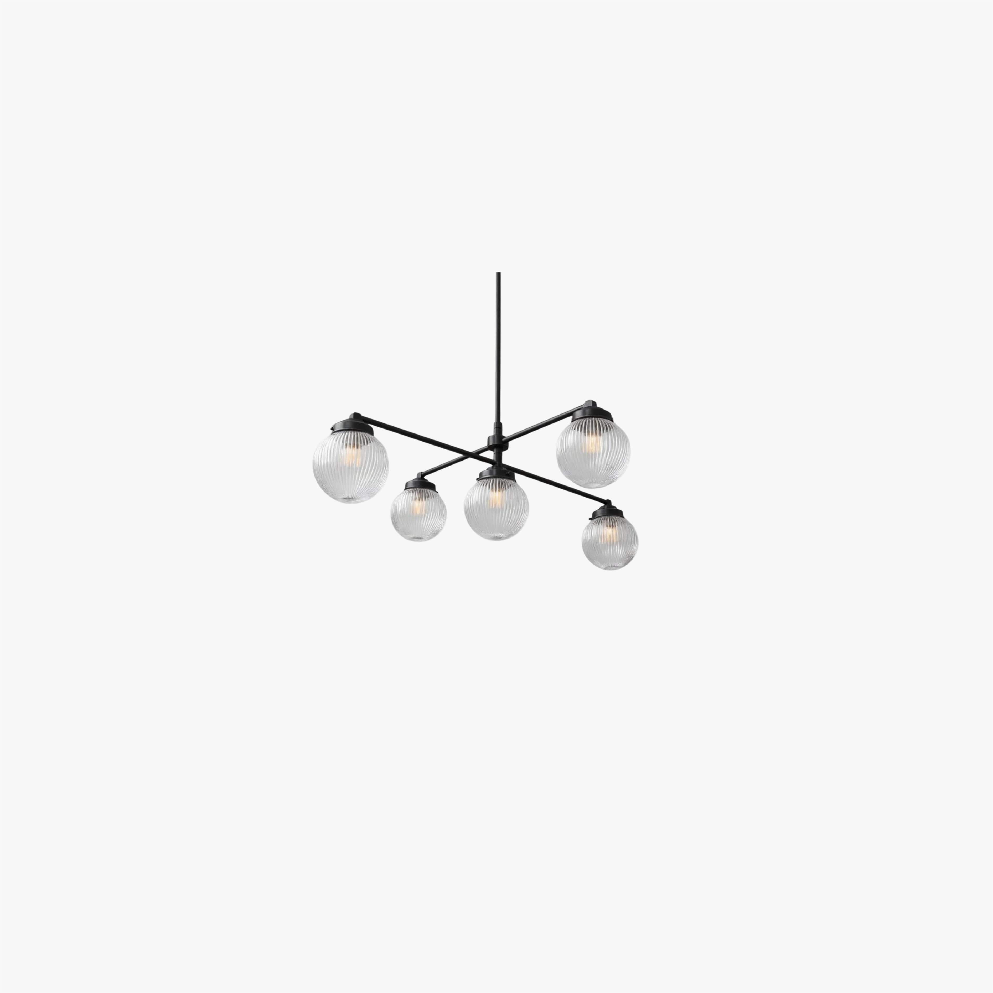 Pearl Multi-Light Brass Chandelier