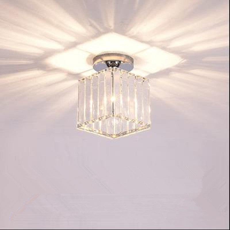 Arisha Modern /Crystal Flush Mount Ceiling Light, 3 Colors - Letslighting