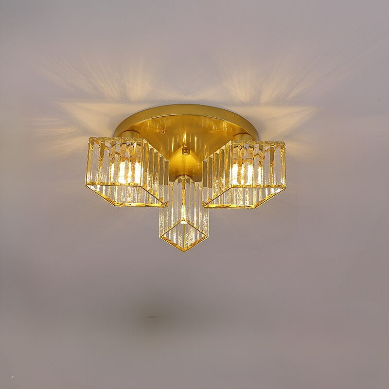 Kristy Modern Ceiling Light Crystal Living Room - Letslighting