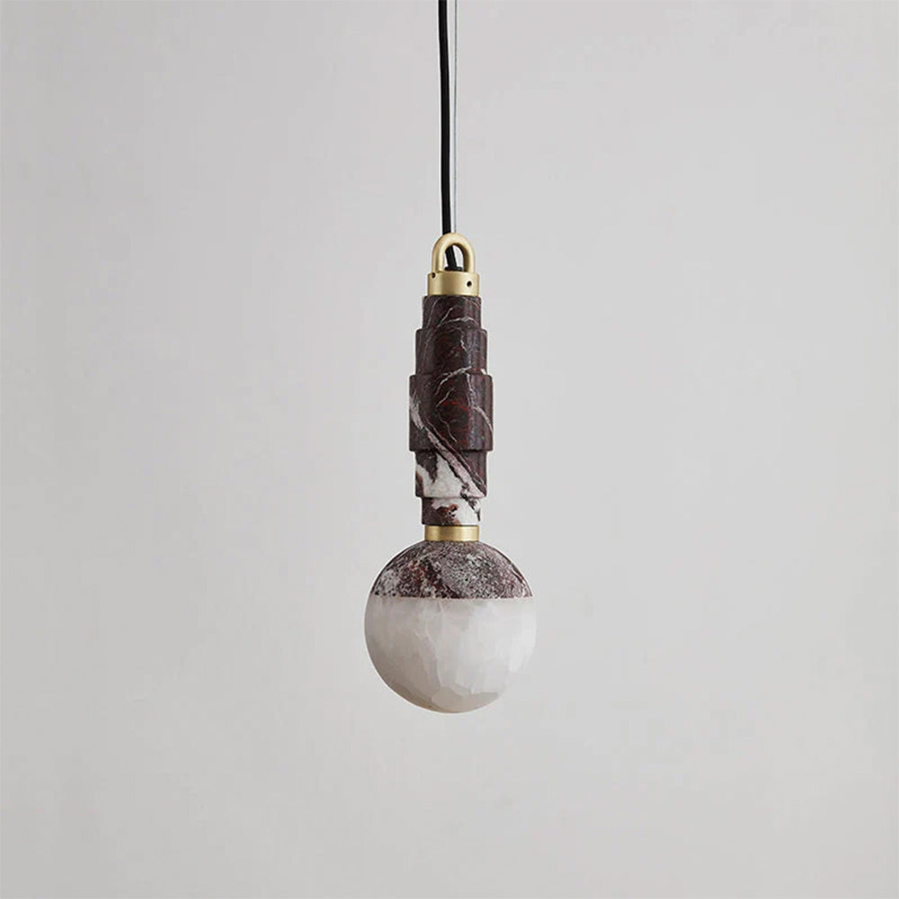 Vevinir Modern Minimalist Marble Alabaster Pendant Lamp