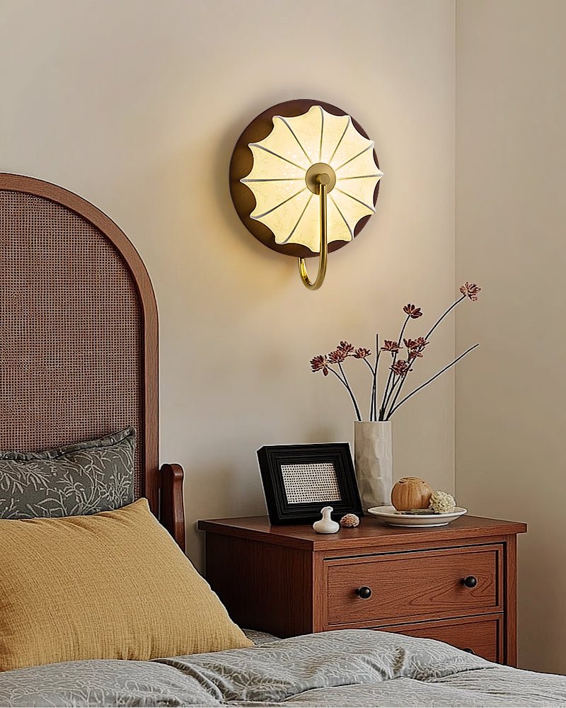 Elowen Fabric Wall Light - Letslighting