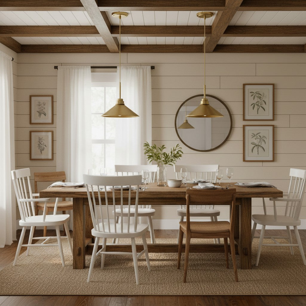 Grange Pendant Light Metal&Glass