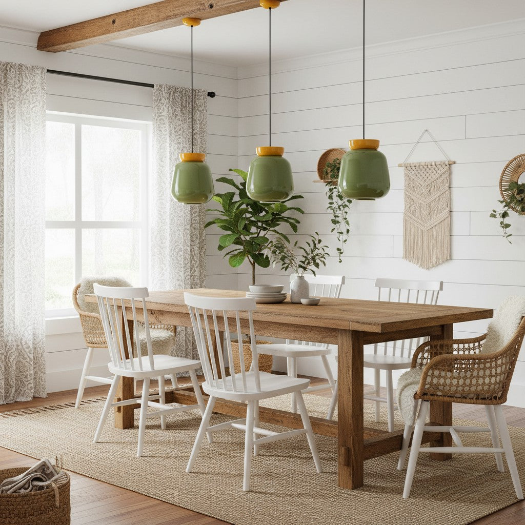 Hues Ceramic Bowl  Pendant Light