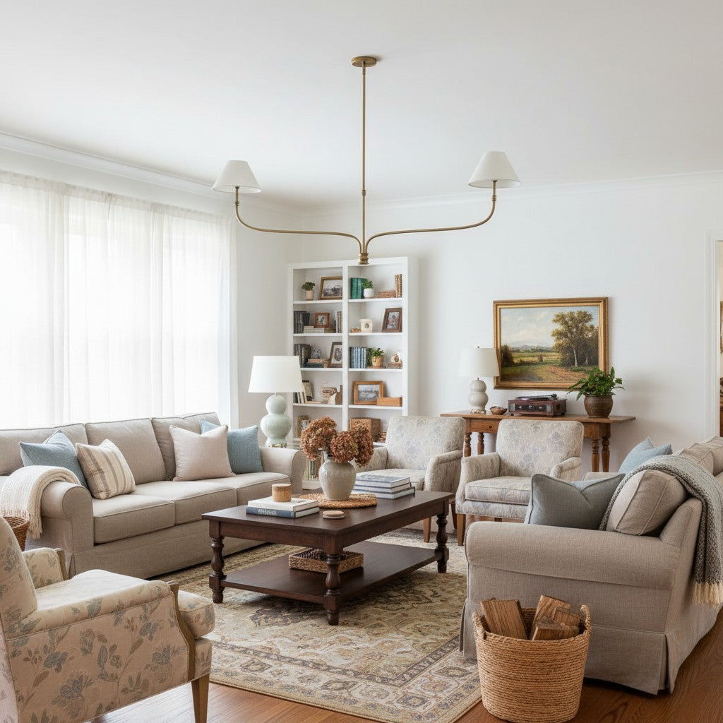 Verge Multi-light Fabric Chandelier