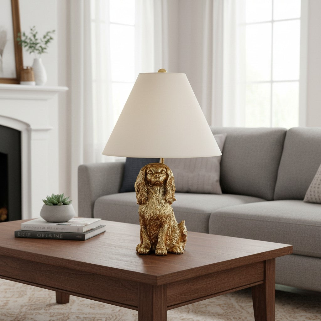 Kin Table Lamp Metal&Fabric Animal