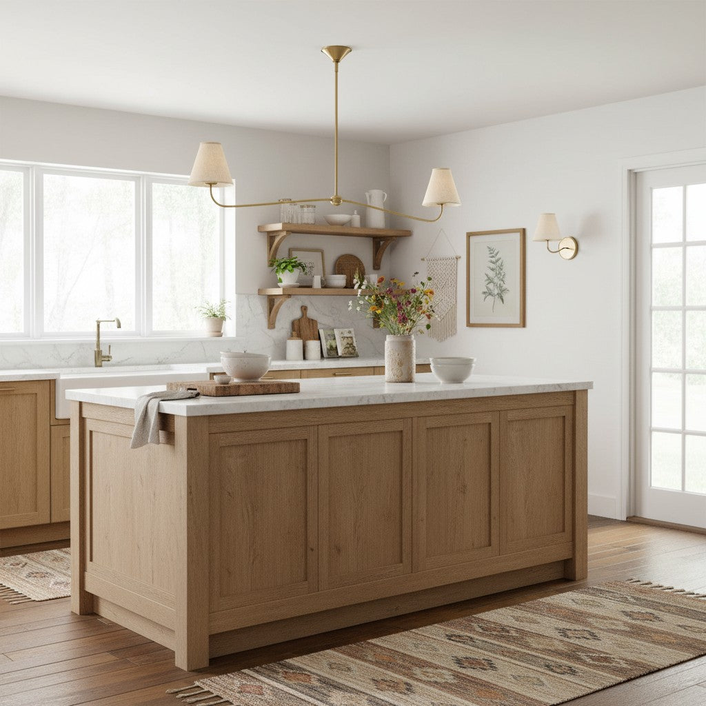 Fibura Pleated Shade Chandelier for Traditional Dining Room