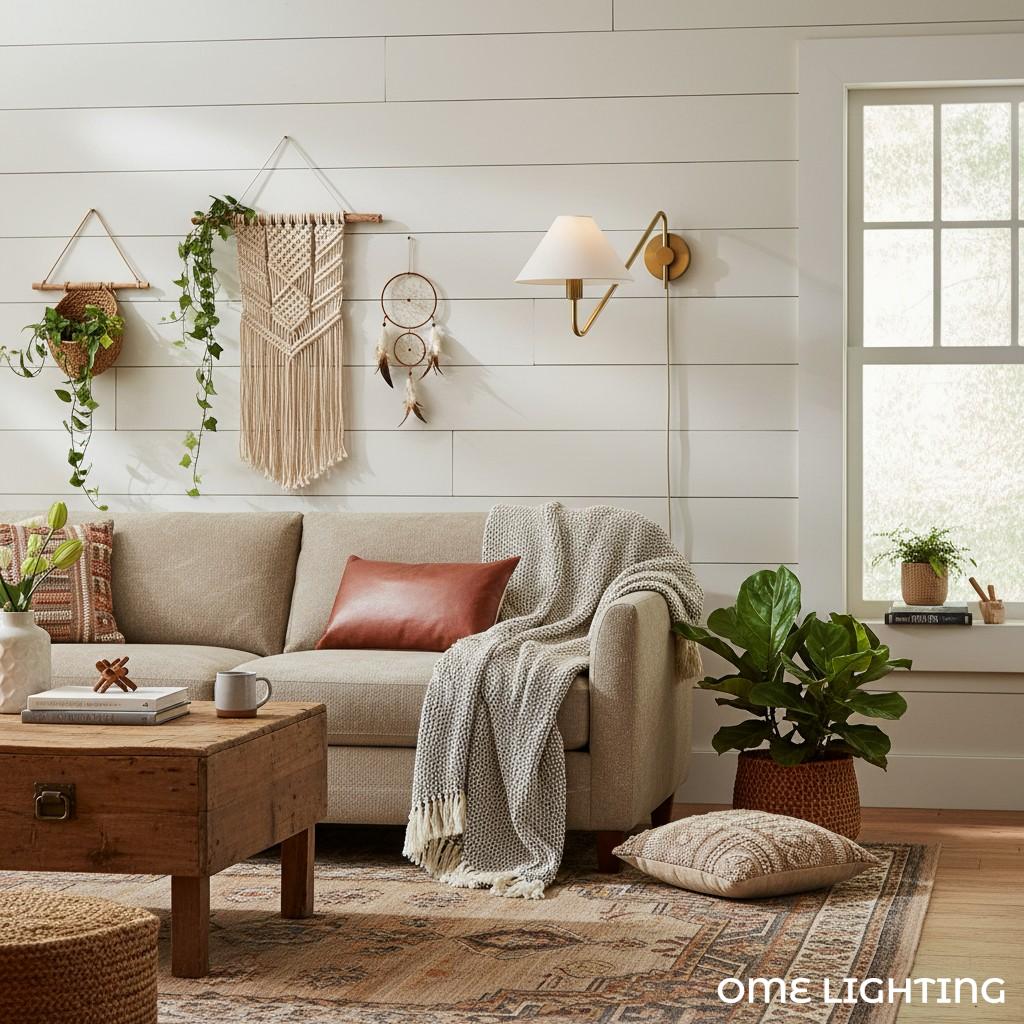 Vector Wall Lamp Brass&Fabric Plug-in