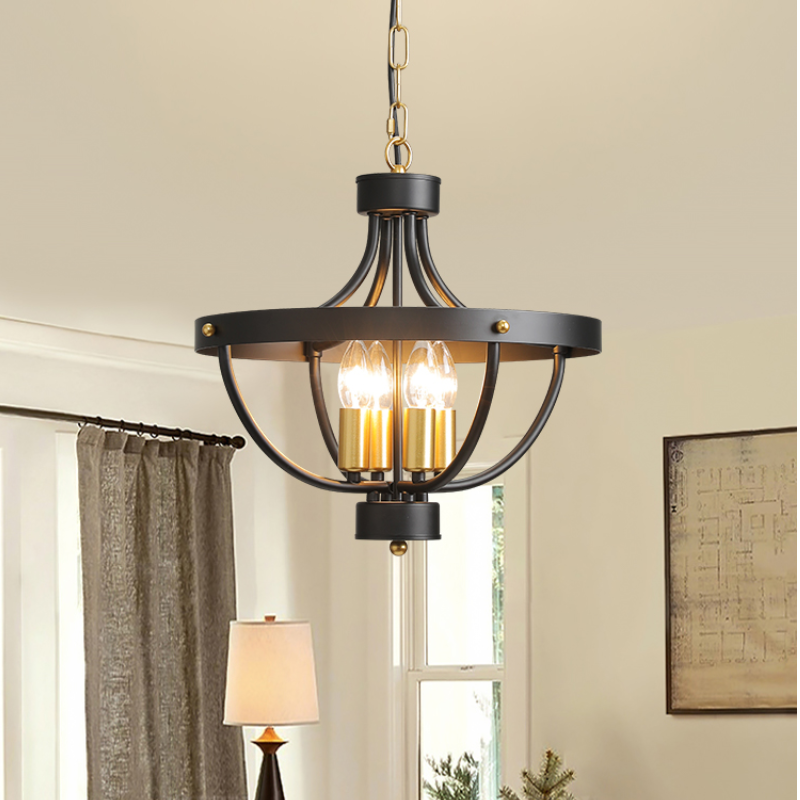 Epoch Vintage LED Pendant Light Matte Metal Dining Room