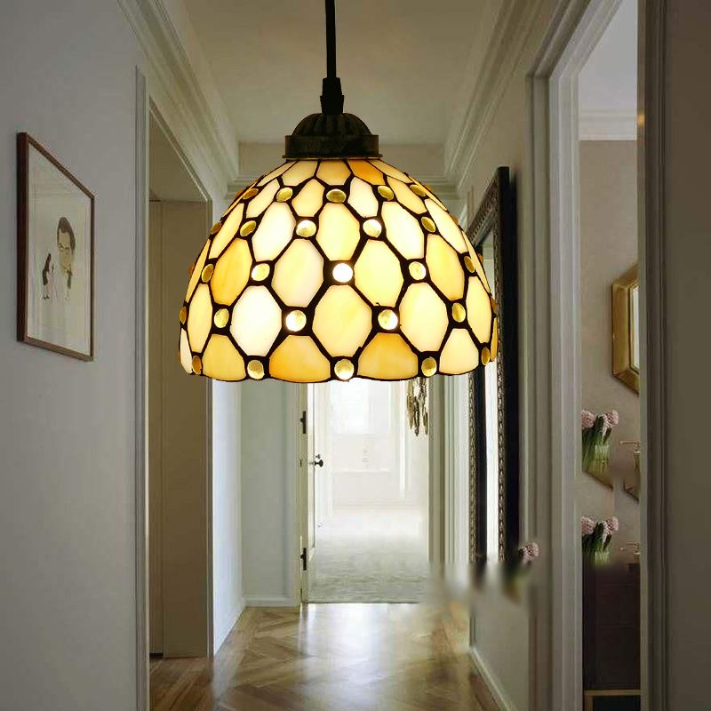 Tiffany Multicolor Bell Pendant Light - Letslighting