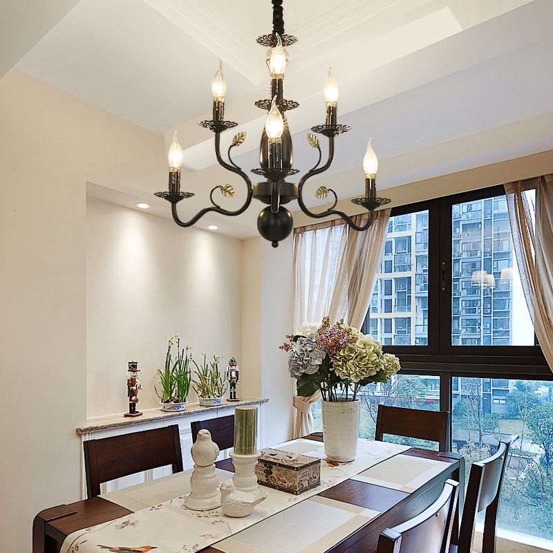 Kristy Antique Candle Crystal Chandelier - Letslighting