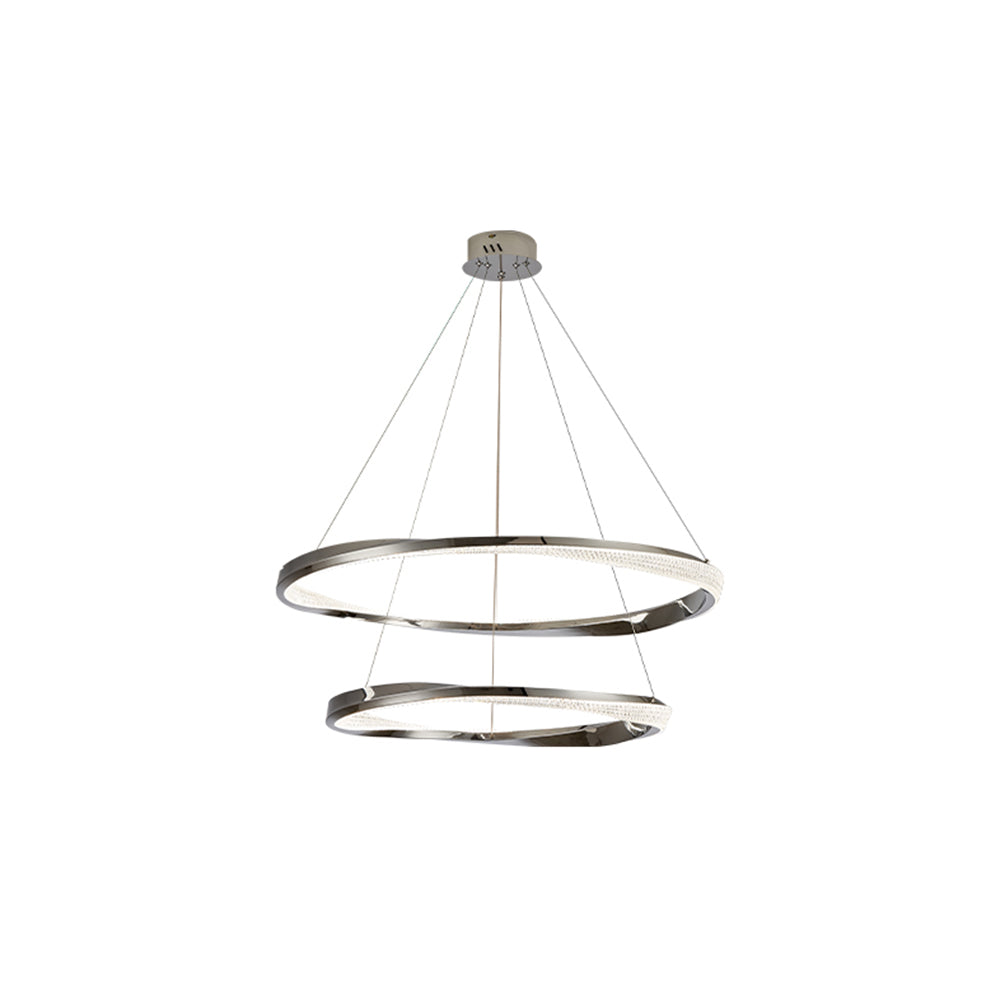 Arisha Minimalist Ring Spiral Shape Metal Pendant Light