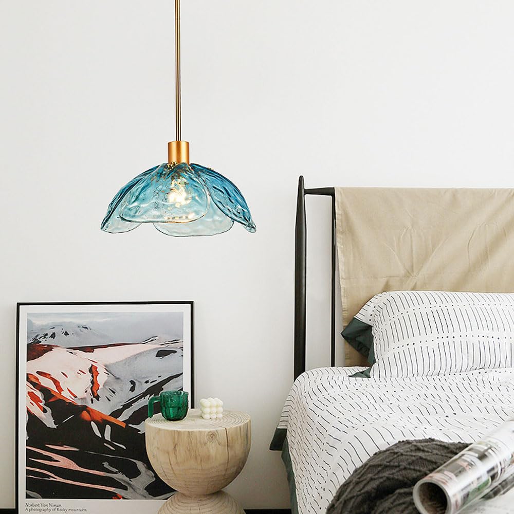 Valentina Modern Pendant Light Metal/Glass Bedroom/Living Room - Letslighting