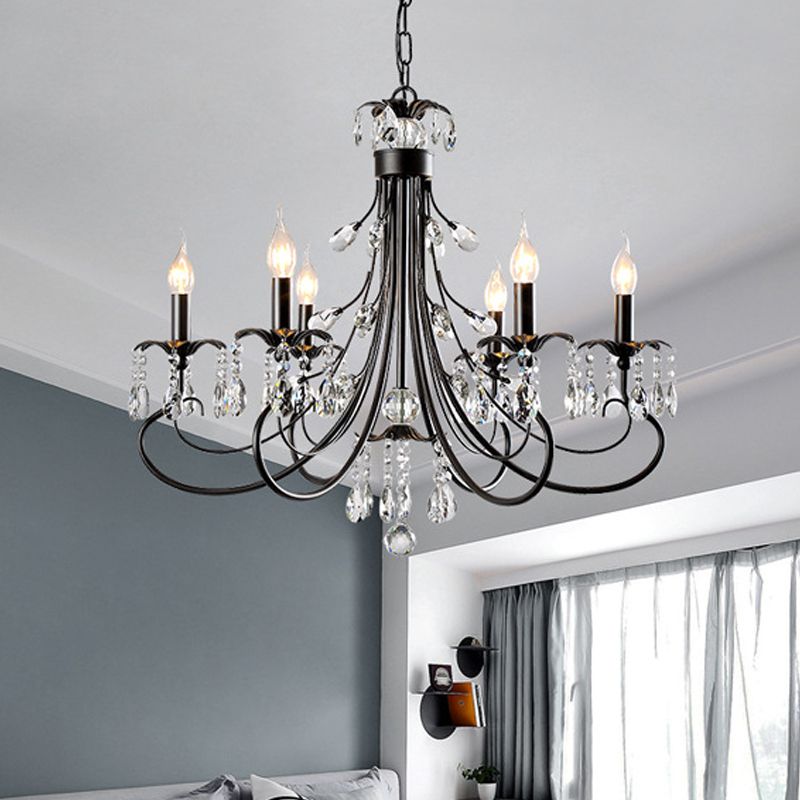 Silva Luxury Tiered Candle Metal Crystal Chandelier - Letslighting