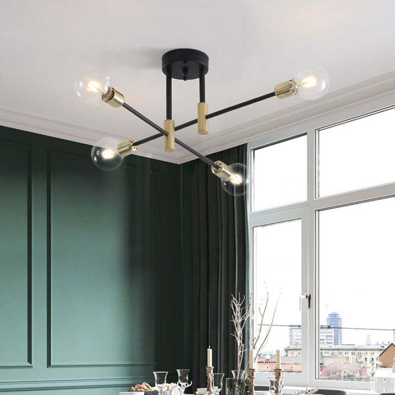 Valentina Retro Satellite Shape Ceiling Light 4/6/8 Head - Letslighting