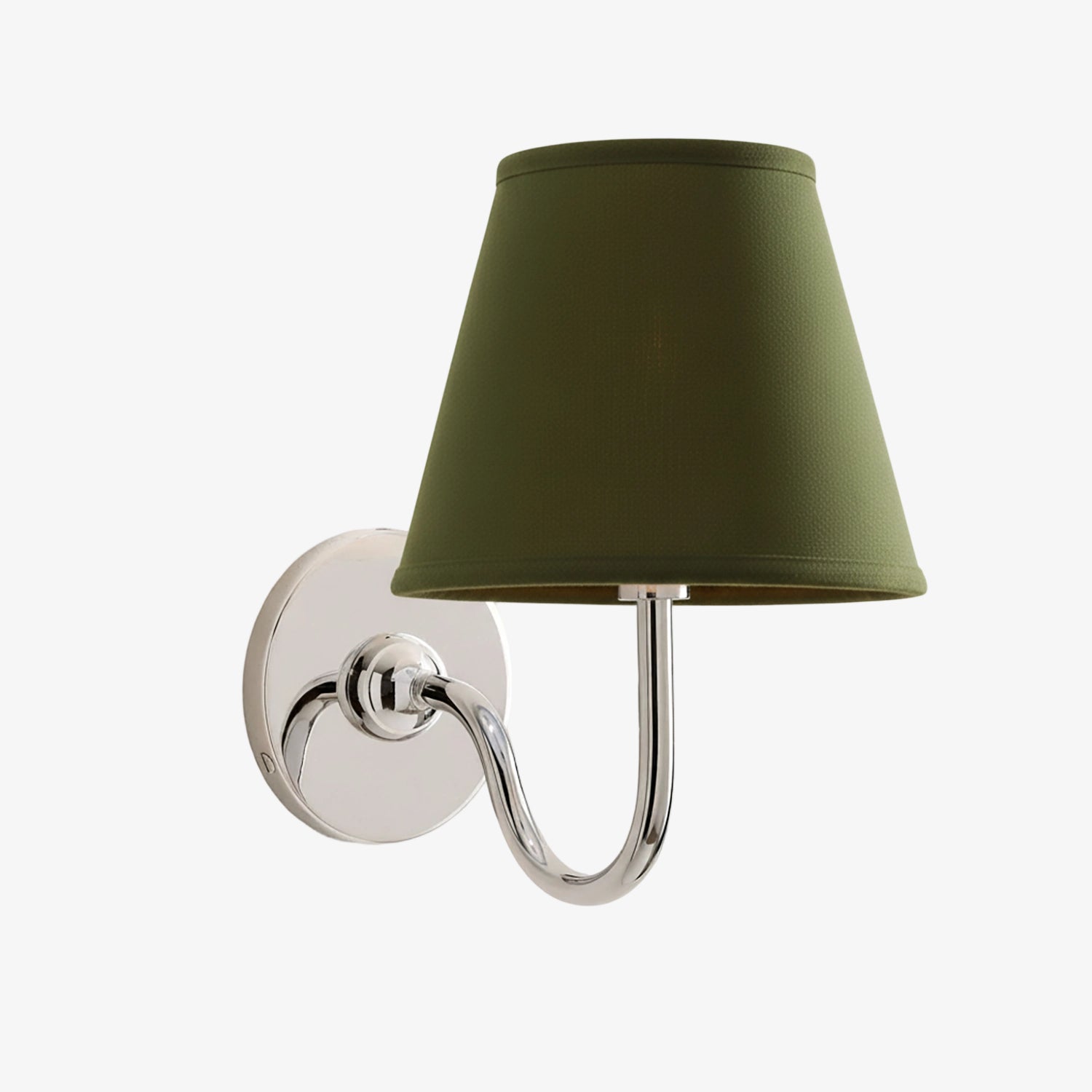 Grace Brass Linen Wall Lamp