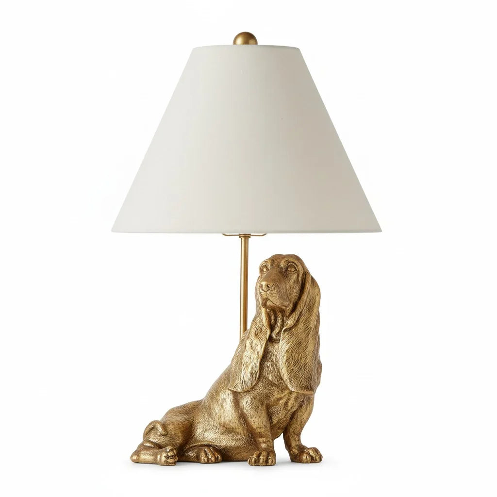 Kin Table Lamp Metal&Fabric Animal