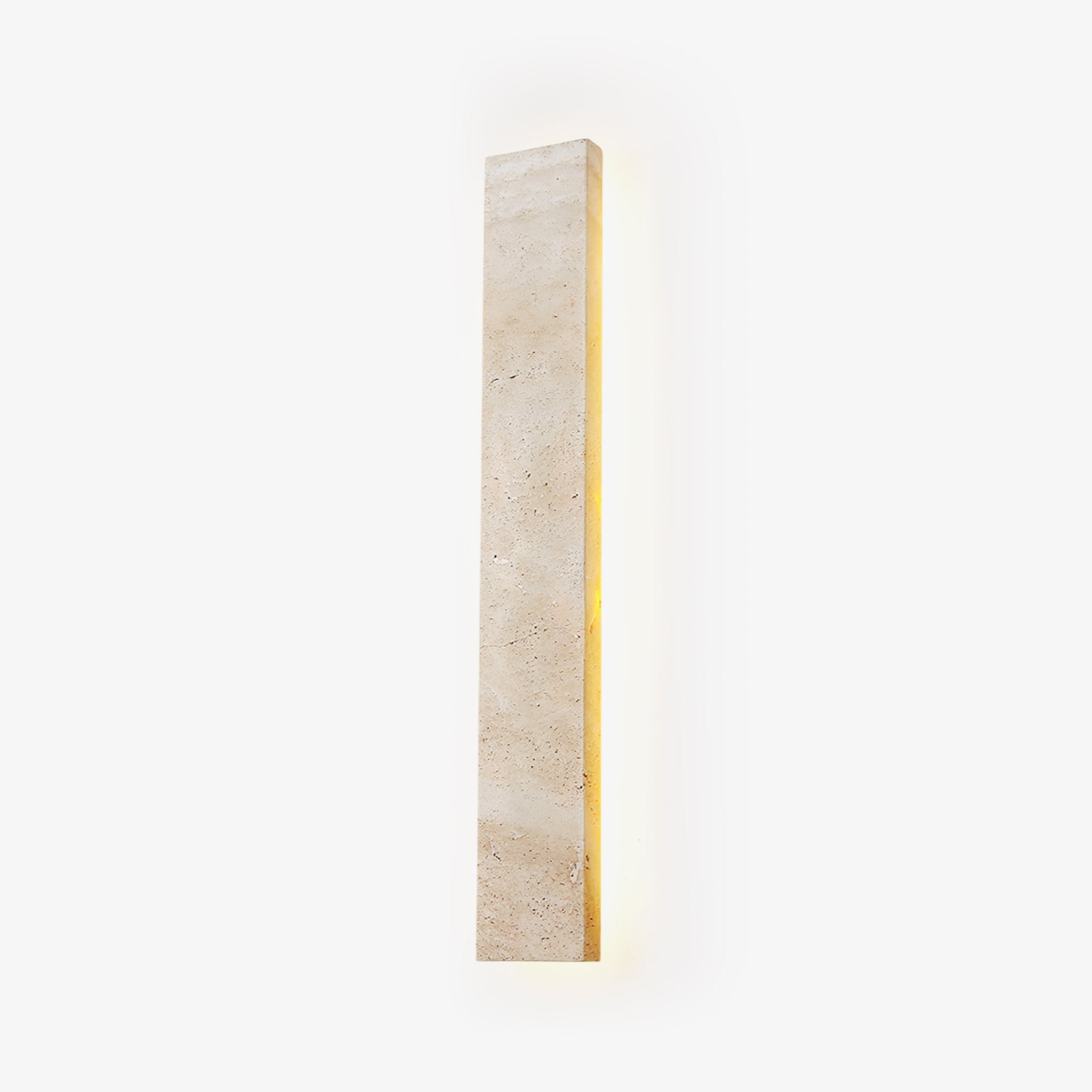 Solis Minimalist Travertine Wall Light