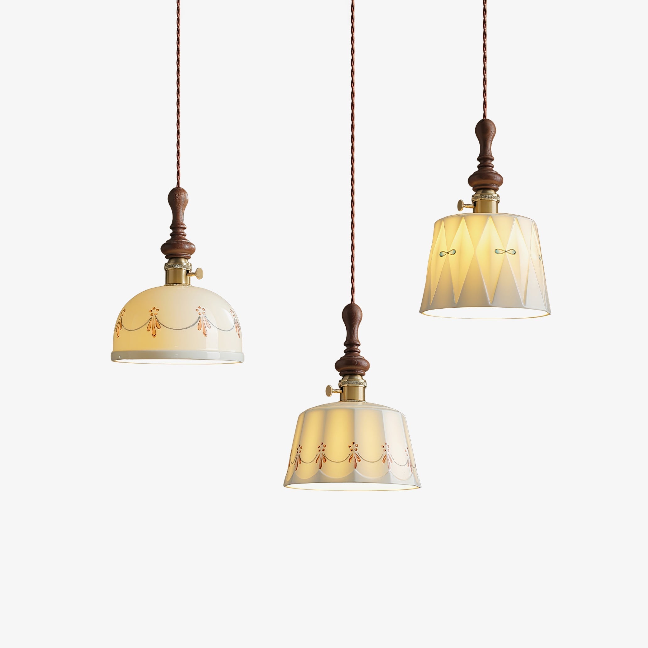 Ceraeyre Vintage Ceramic Pendant Light - Letslighting