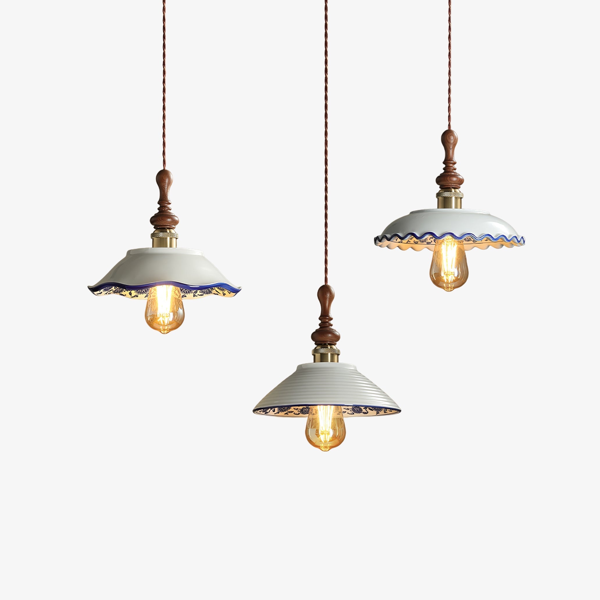 Ciraeor Delft Ceramic Pendant Light - Letslighting