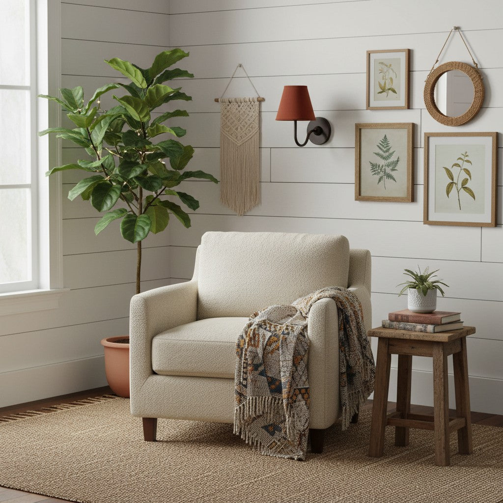 Grace Brass Linen Wall Lamp