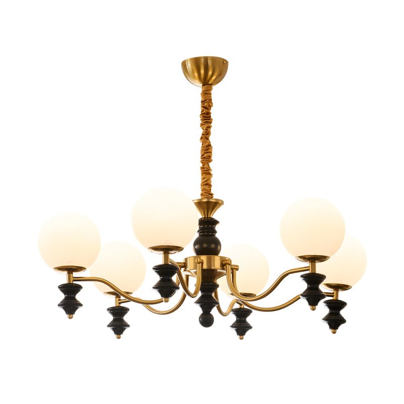 Ordore Traditional Elegance Vintage Wood Chandelier - Letslighting